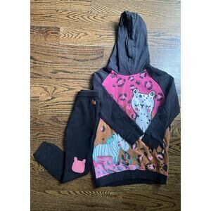 Souris mini set of 2 hoodie and pants girls Sz. 5